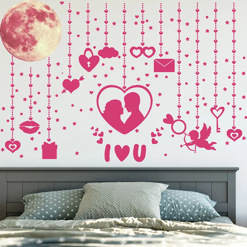 Светящиеся наклейки из ПВХ в виде сердца и Купидона ко Дню Святого Валентина, стикеры на стену с сезонной тематикой для домашнего окна B88
Светящиеся наклейки из ПВХ в виде сердца и Купидона ко Дню Святого Валентина, стикеры на стену с сезонной тематикой для домашнего окна B88