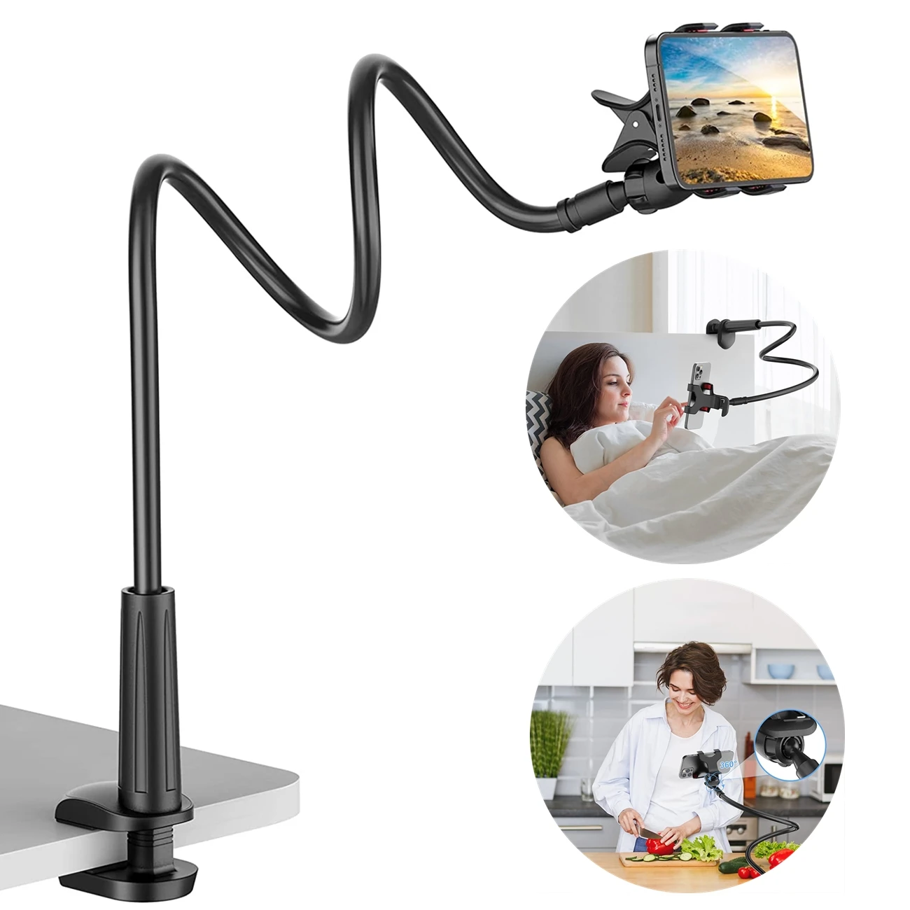 Flexible Bed Phone Holder Table Cell Desktop Phone Stand Useful Things For Home Desk Lazy Bracket For iphone 13 Pro Accessories
Flexible Bed Phone Holder Table Cell Desktop Phone Stand Useful Things For Home Desk Lazy Bracket For iphone 13 Pro Accessories