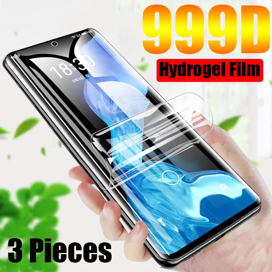 

3 Pieces Silicone Soft Hydrogel Film TPU Screen Protector For LG Velvet G5 G6 G7 G8 ThinQ Q7 Q6 Plus V20 V30 V40 V50 Wing 5G