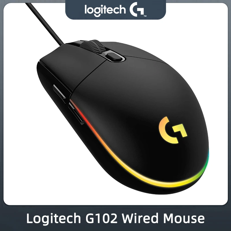 Original Logitech G102 Light Sync Wired Gaming Mouse 6 Programmable Buttons Gaming Grade Sensor With Customizable RGB Lighting
Original Logitech G102 Light Sync Wired Gaming Mouse 6 Programmable Buttons Gaming Grade Sensor With Customizable RGB Lighting