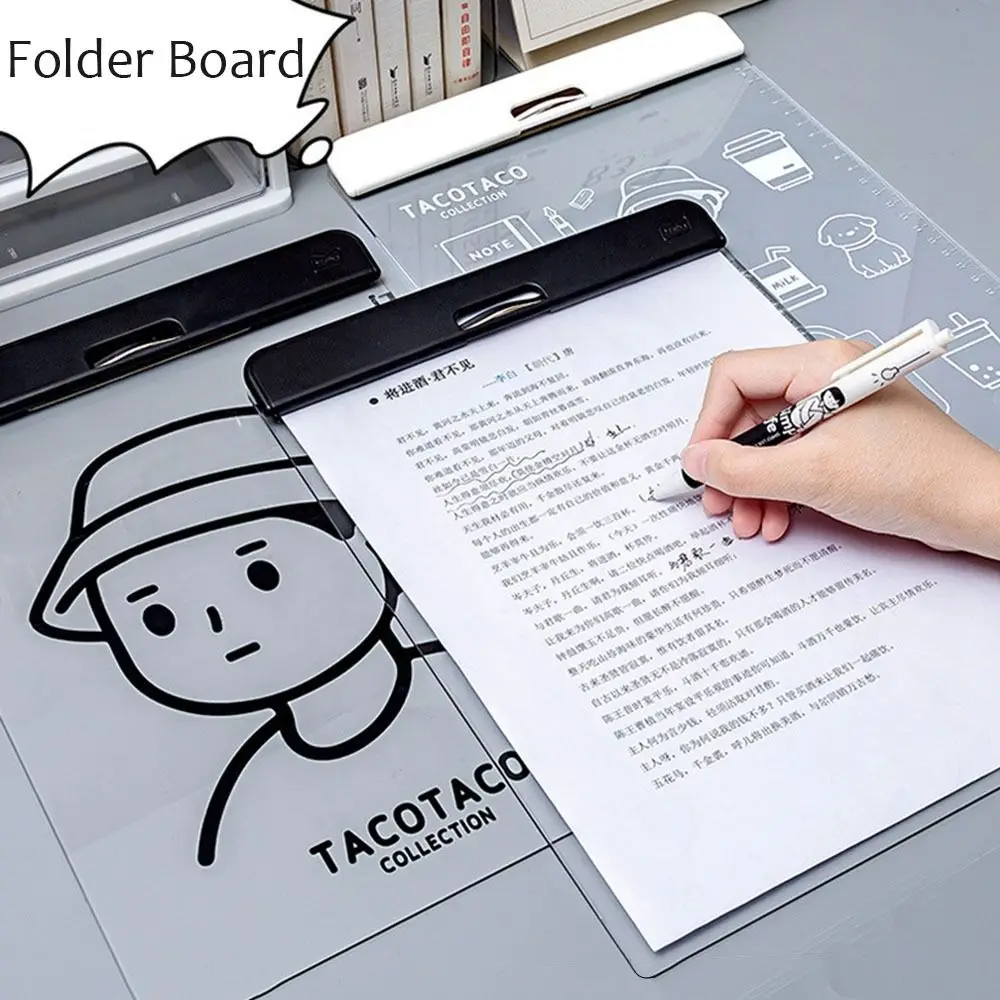 Acrylic Folder Board Durable Waterproof Cartoon Memo Pad Clip Storage Writing Clamps Office
Acrylic Folder Board Durable Waterproof Cartoon Memo Pad Clip Storage Writing Clamps Office