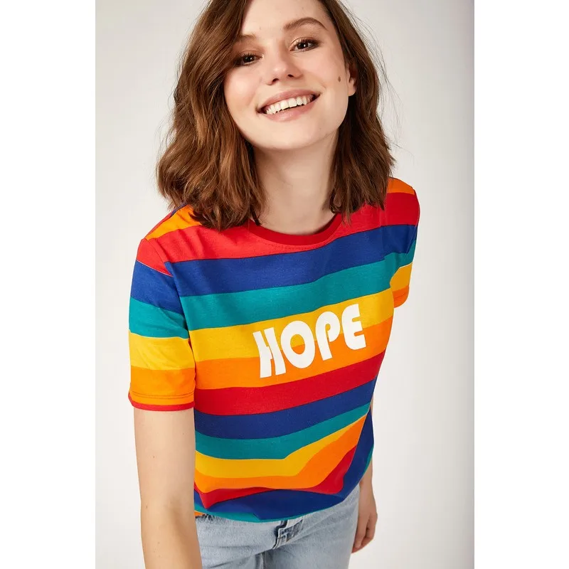 4140 striped Hope Printed T-Shirt T Shirt Y2K Top Nostalgic Summer Women T-Shirt Anime Bluz
4140 striped Hope Printed T-Shirt T Shirt Y2K Top Nostalgic Summer Women T-Shirt Anime Bluz