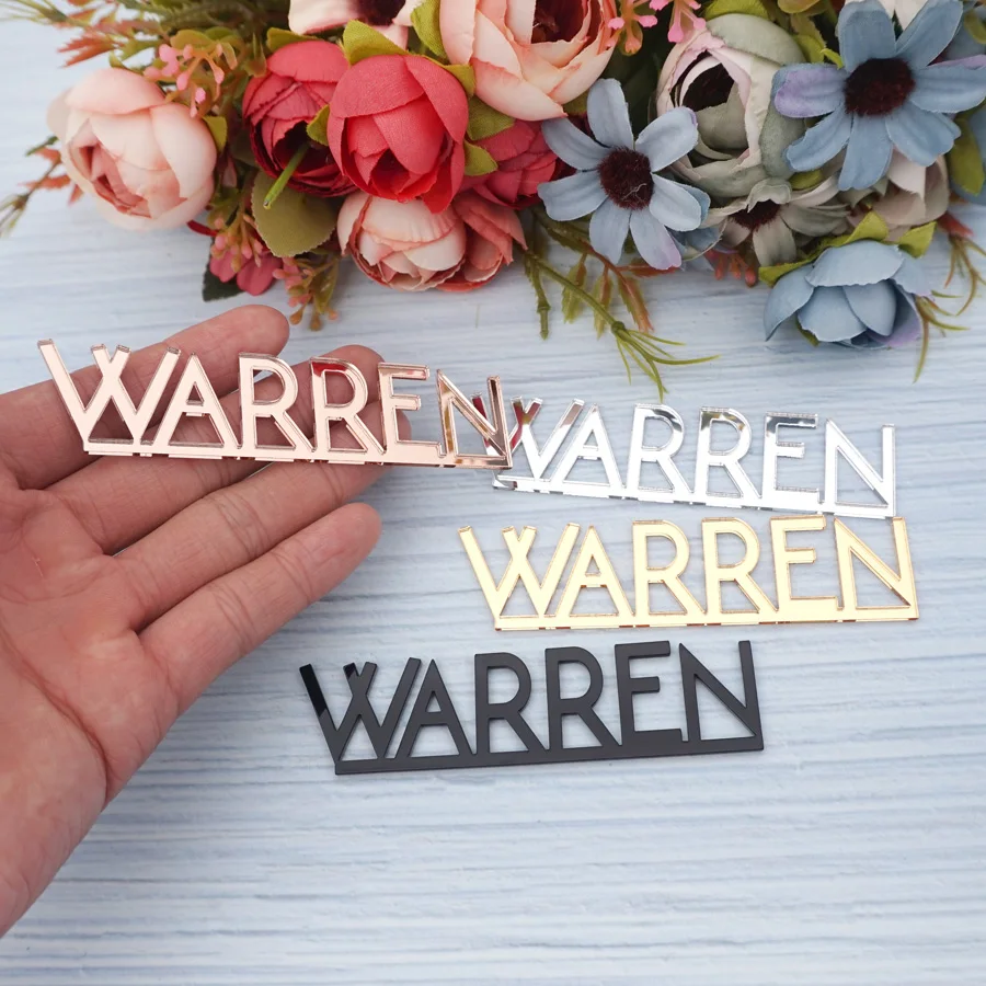 1 PCS Personalized Acrylic Mirror Place Card Babyshower Table Decor Party Christening Guest Gift Favors
1 PCS Personalized Acrylic Mirror Place Card Babyshower Table Decor Party Christening Guest Gift Favors