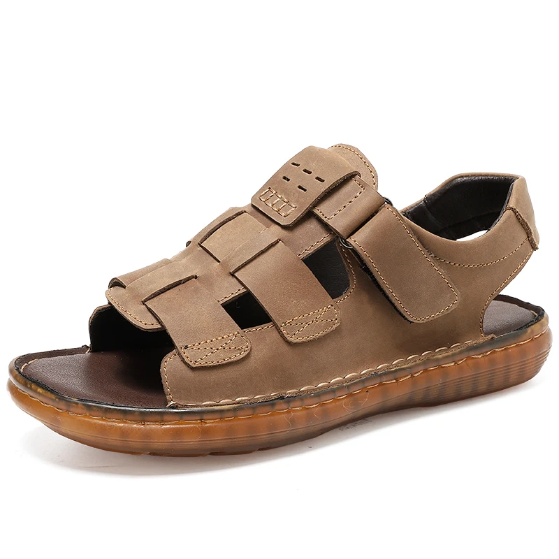 New Men's Sandals Summer Genuine Leather Sandals Men Outdoor Casual Lightweight Beach Sandals Fashion Men Shoes Large Size 38-46
New Men's Sandals Summer Genuine Leather Sandals Men Outdoor Casual Lightweight Beach Sandals Fashion Men Shoes Large Size 38-46