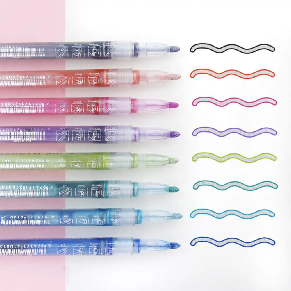 8Pcs Paint Pens Comfortable Grip Uniform Ink Output Write Fluently Fluorescent Quick-drying Marking Highlighting Waterproof Doub
8Pcs Paint Pens Comfortable Grip Uniform Ink Output Write Fluently Fluorescent Quick-drying Marking Highlighting Waterproof Doub