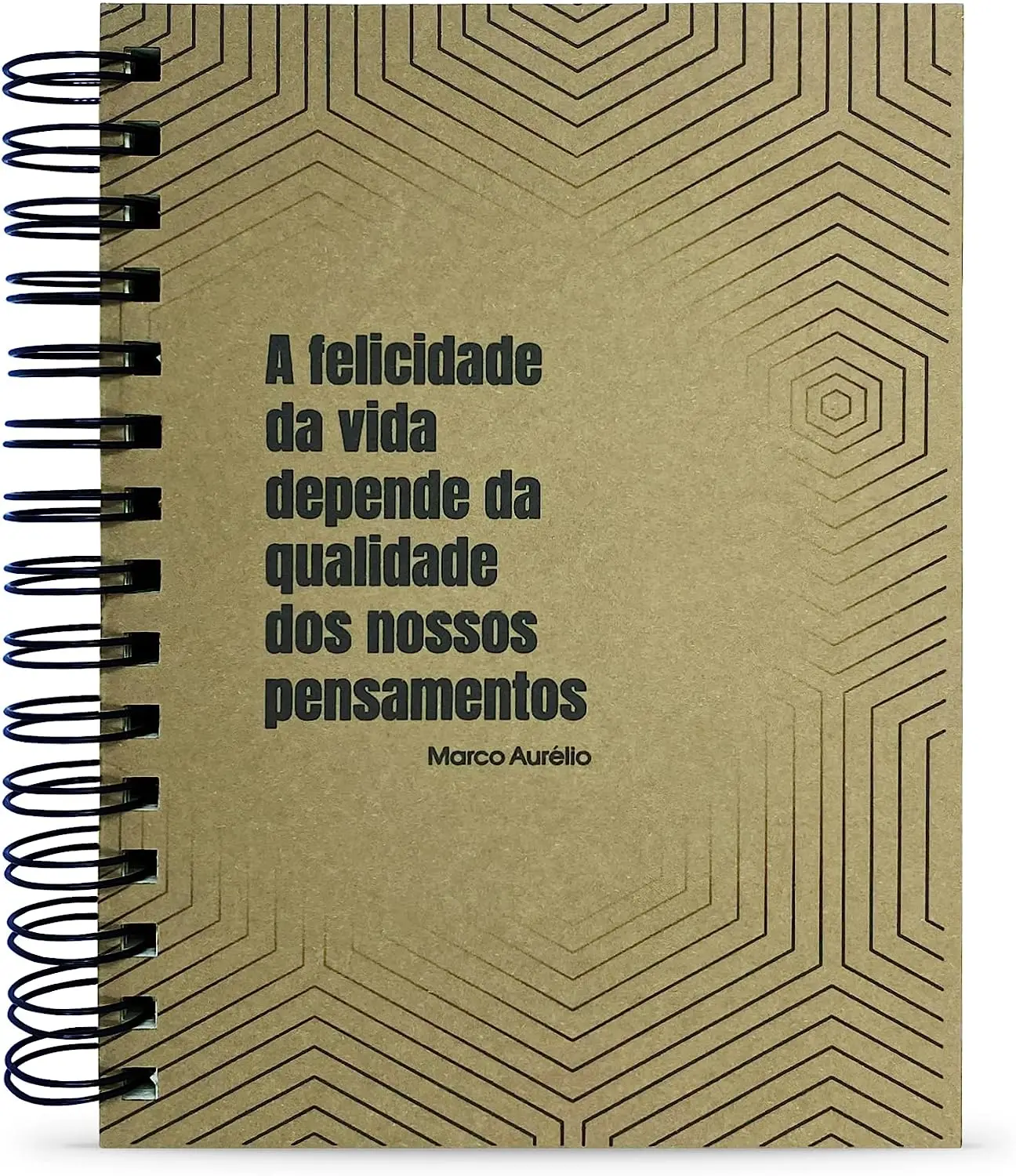 

"Felicidade" Caderno Estoicismo Marco Aurélio Capa Dura 125 Fls. Tam. A5 - Incrivelmente bonito e robusto! notebooks com frete