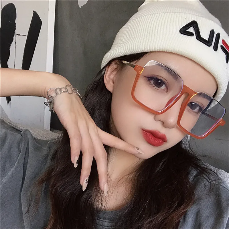 Korean Big Glasses Frame Girl Ins No Makeup Plain Glasses Men Eyewear Cute Decorative Computer Glasses
Korean Big Glasses Frame Girl Ins No Makeup Plain Glasses Men Eyewear Cute Decorative Computer Glasses
