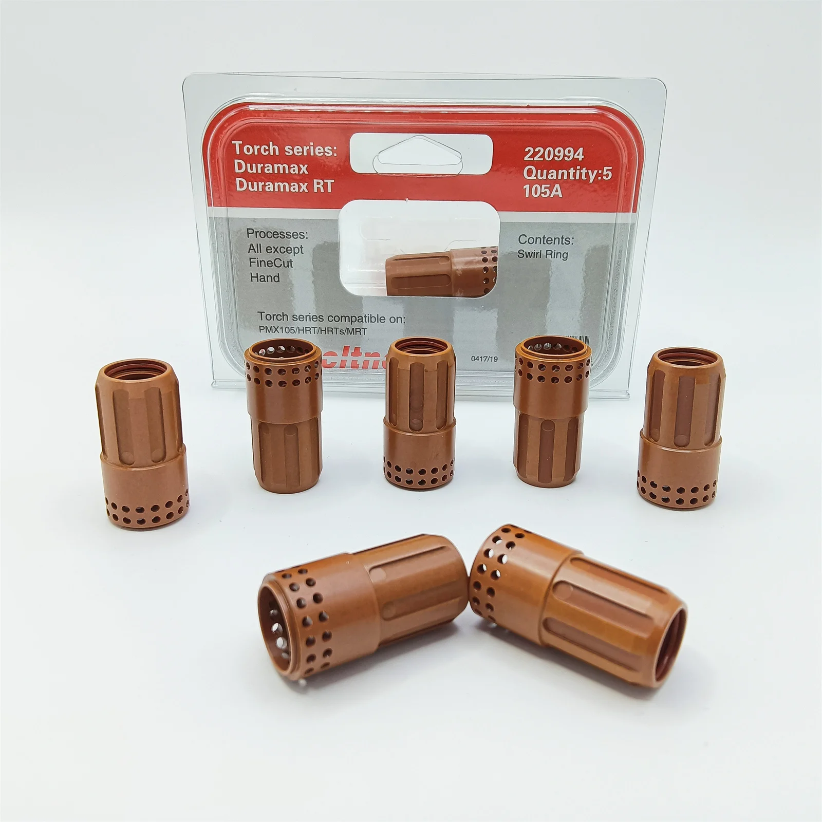 Высокое качество Powermax105 Swirl Ring 220947 220857 220994 плазменная резка расходные материалы 45A 65A 85A 105A Swirl Ring
Высокое качество Powermax105 Swirl Ring 220947 220857 220994 плазменная резка расходные материалы 45A 65A 85A 105A Swirl Ring