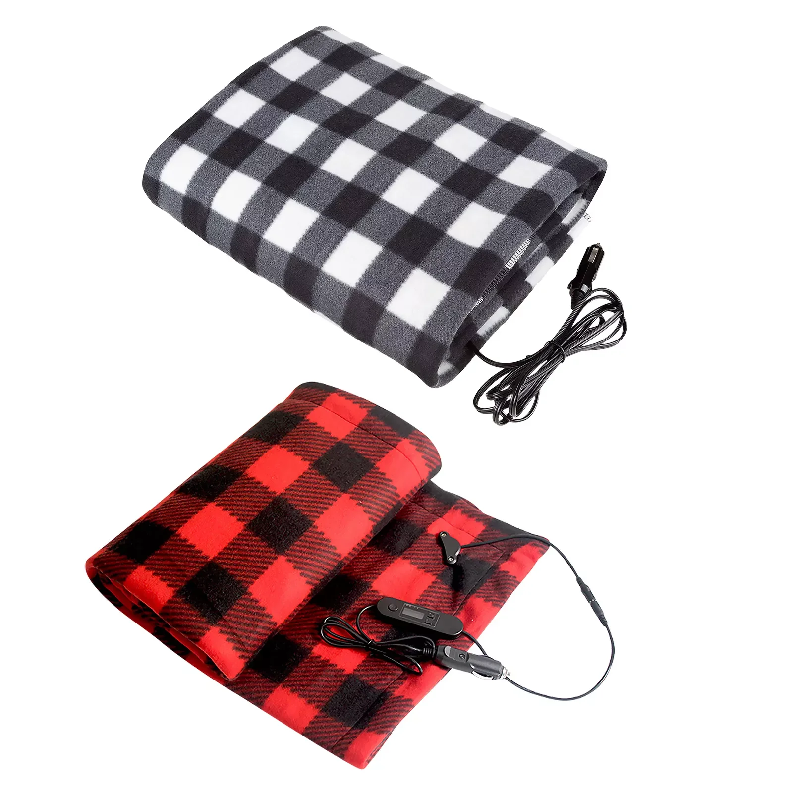 Electric Car Blanket-12 Volt Heated Fleece Travel Throw with Patented Safety Timer Constant Temperature Heating Blanket
Electric Car Blanket-12 Volt Heated Fleece Travel Throw with Patented Safety Timer Constant Temperature Heating Blanket