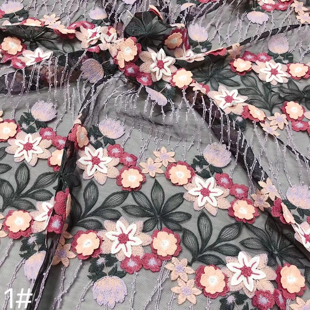 5y| The latest style full of flowers embroidered French lace high quality African tulle lace lady dress
5y| The latest style full of flowers embroidered French lace high quality African tulle lace lady dress