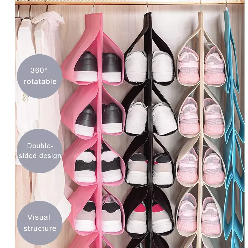 Shoe Hanging Handbag Organizer Travel Home Storage for Wardrobe Closet Storage Bag Door Wall Sundry Shoe Bag with Hanger Pouch
Shoe Hanging Handbag Organizer Travel Home Storage for Wardrobe Closet Storage Bag Door Wall Sundry Shoe Bag with Hanger Pouch