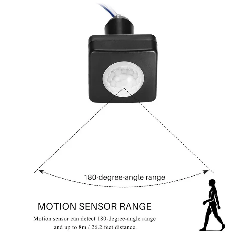Home Security Alarm Systen LED PIR High Sensitivity Motion Sensor Detector Waterproof Outdoor IP65 Adjustable PIR Switch
Home Security Alarm Systen LED PIR High Sensitivity Motion Sensor Detector Waterproof Outdoor IP65 Adjustable PIR Switch
