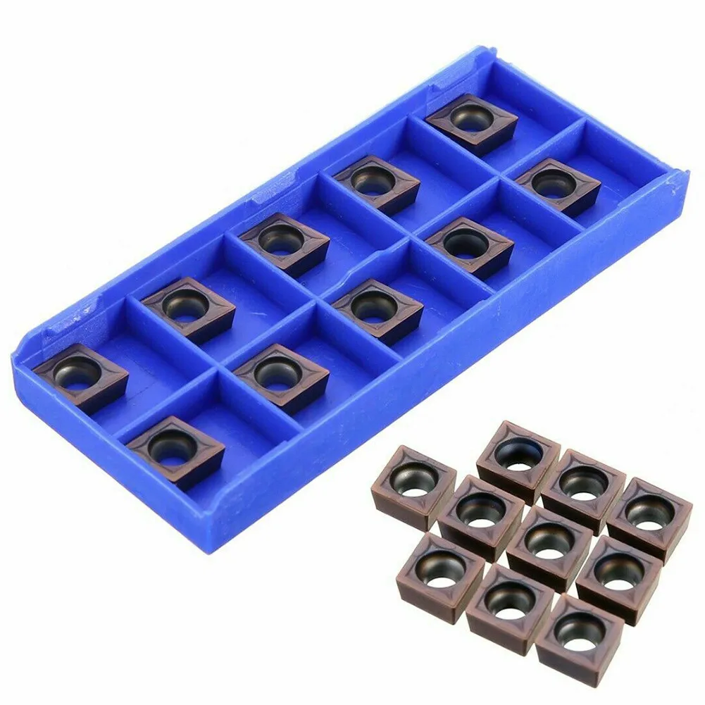 Lathe Turning Inserts Carbide Insert 10pcs/Set CCMT09T308 Cemented Carbide Blade Indexable Strong Impact Resistance
Lathe Turning Inserts Carbide Insert 10pcs/Set CCMT09T308 Cemented Carbide Blade Indexable Strong Impact Resistance
