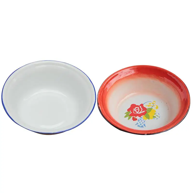 2Pcs Enamel Basin Soup Storage Bowl Storage Basin Noodle Basin Flower Pattern Soup And Vegetable Basins for Kitchen Dinnerware
2Pcs Enamel Basin Soup Storage Bowl Storage Basin Noodle Basin Flower Pattern Soup And Vegetable Basins for Kitchen Dinnerware