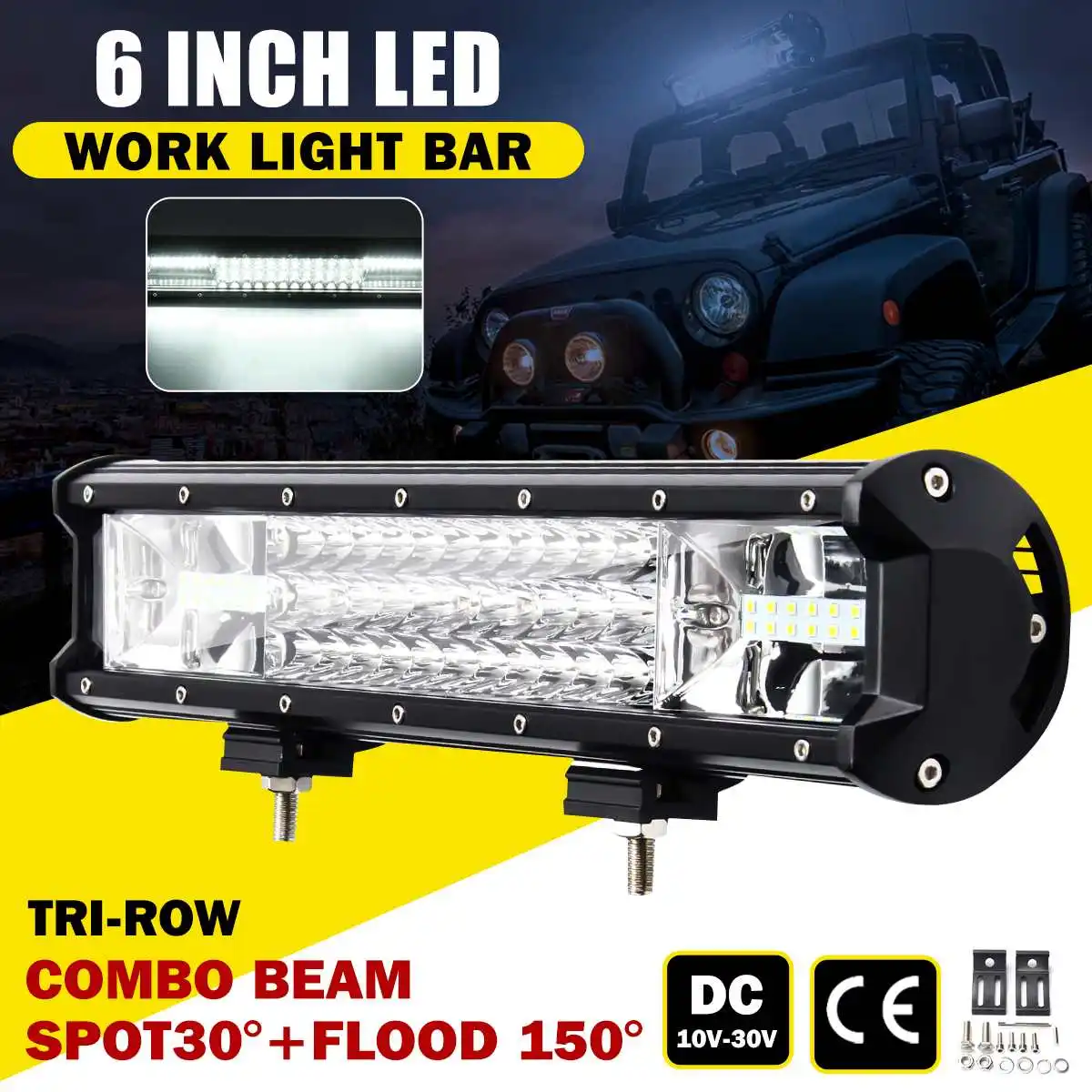 12V 24V Car LED Bar Offroad Spot Light Flood Combo Beam Led Lightbar Work Lights For Jeep Niva Lada 4x4 UAZ/Renault UTV ATV
12V 24V Car LED Bar Offroad Spot Light Flood Combo Beam Led Lightbar Work Lights For Jeep Niva Lada 4x4 UAZ/Renault UTV ATV
