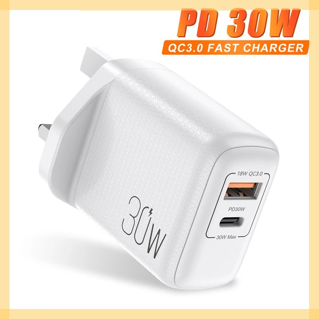 PD 30W USB C Quick Charge PD QC 3.0 Type C Fast Charging For iPhone Wall Mobile Phone Charger
PD 30W USB C Quick Charge PD QC 3.0 Type C Fast Charging For iPhone Wall Mobile Phone Charger
