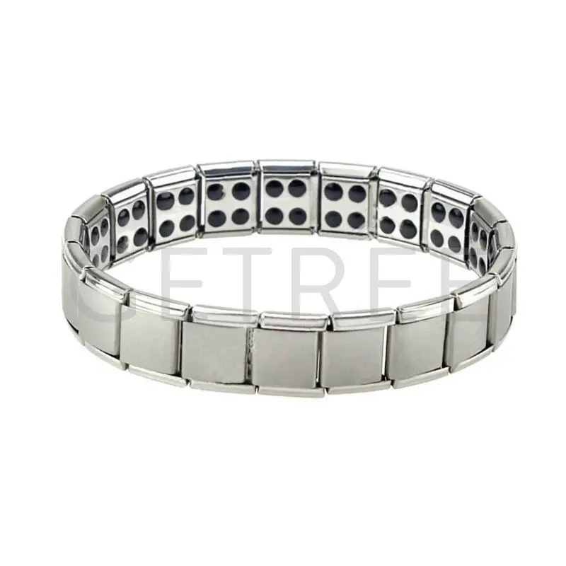 EMF Protection Bracelet Adjustable Anti-Fatigue Relief Blood Pressure Magnet Magnetic Therapy Titanium Steel
EMF Protection Bracelet Adjustable Anti-Fatigue Relief Blood Pressure Magnet Magnetic Therapy Titanium Steel