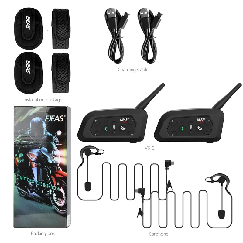 EJEAS Type C V6C Pro + профессиональный интерком для футбольных арбитров BT5.1 для 2-х рефери, дуплексный разговорный домофон, велосипедные гарнитуры
EJEAS Type C V6C Pro + профессиональный интерком для футбольных арбитров BT5.1 для 2-х рефери, дуплексный разговорный домофон, велосипедные гарнитуры