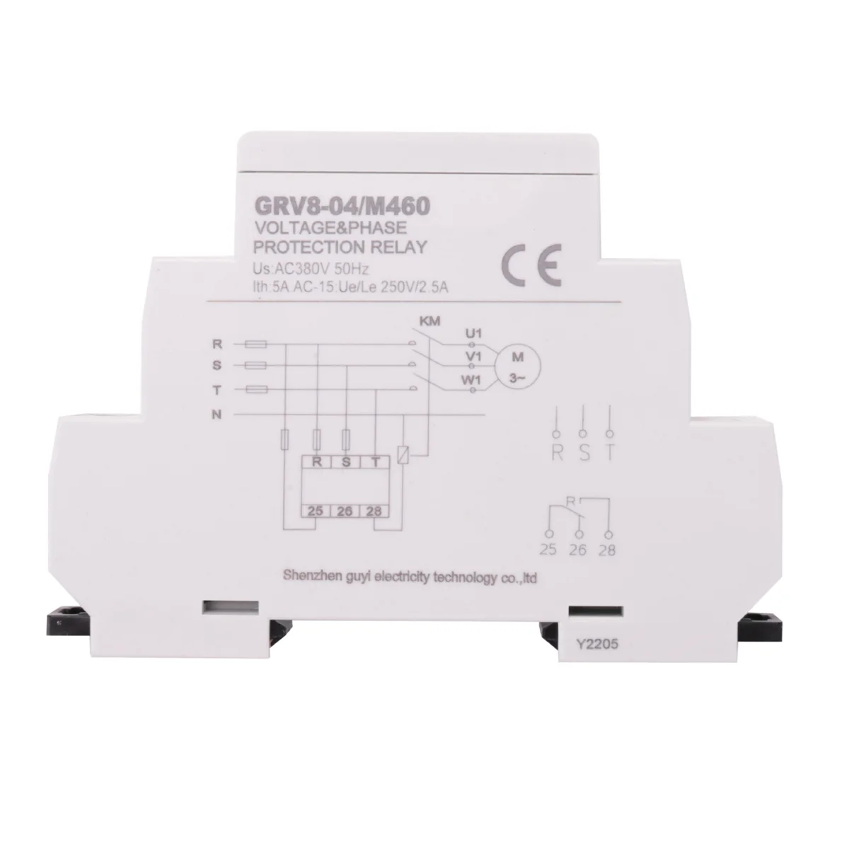 

GRV8-04 M460 3-Phase Voltage Monitoring Relay Phase Sequence Phase Failure Protection Voltage Control Relay