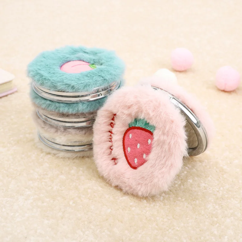L251 Women Girls Plush Mini Round Folding Pocket Mirror Cartoon Fruit Animal Embroidery Portable Double Sided Magnifying
L251 Women Girls Plush Mini Round Folding Pocket Mirror Cartoon Fruit Animal Embroidery Portable Double Sided Magnifying
