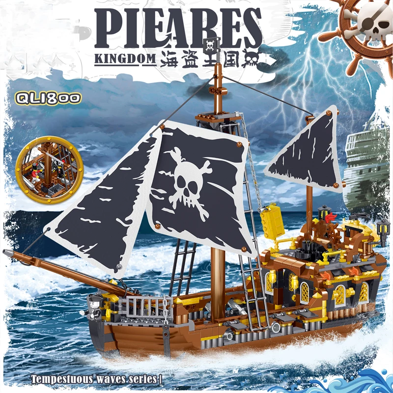 Sea Fleet Pirates of the Caribbean Ship Model Eternal Pirate Ship Building Blocks Boy Gift Children's Educational Toys
Sea Fleet Pirates of the Caribbean Ship Model Eternal Pirate Ship Building Blocks Boy Gift Children's Educational Toys