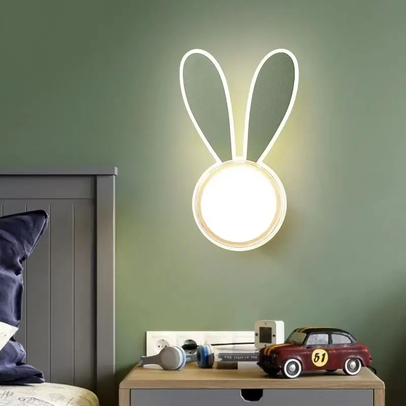 Children's Room Wall Lamp Eye Protection LED Cute Rabbit Wall Lights for Bedroom Background Decoration Girls Boys Baby Indoor
Children's Room Wall Lamp Eye Protection LED Cute Rabbit Wall Lights for Bedroom Background Decoration Girls Boys Baby Indoor