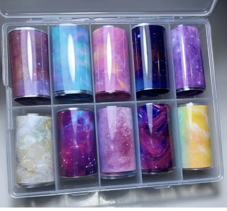 1Box marble foil nail art stickers transfer decal Marble Nail Foil/ Transfer paper Foil Nail Art Gradient Design Sticker Decal
1Box marble foil nail art stickers transfer decal Marble Nail Foil/ Transfer paper Foil Nail Art Gradient Design Sticker Decal