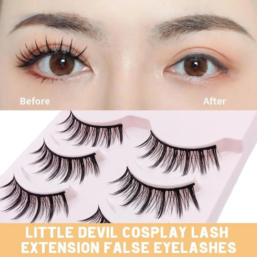 Natural False 5 Pairs Eyelashes Kits Thick Curling Eyelash Full Extension Fake Cosplay Eyes Cosmetics Makeup Beauty Strip Q X0N9
Natural False 5 Pairs Eyelashes Kits Thick Curling Eyelash Full Extension Fake Cosplay Eyes Cosmetics Makeup Beauty Strip Q X0N9