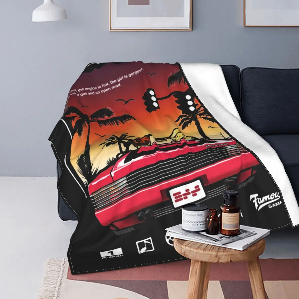 Out Run 80s Retro Arcade Game Blankets Fleece Spring Autumn Multi-function Lightweight Thin Throw Blanket for Home Car Bedspread
Out Run 80s Retro Arcade Game Blankets Fleece Spring Autumn Multi-function Lightweight Thin Throw Blanket for Home Car Bedspread