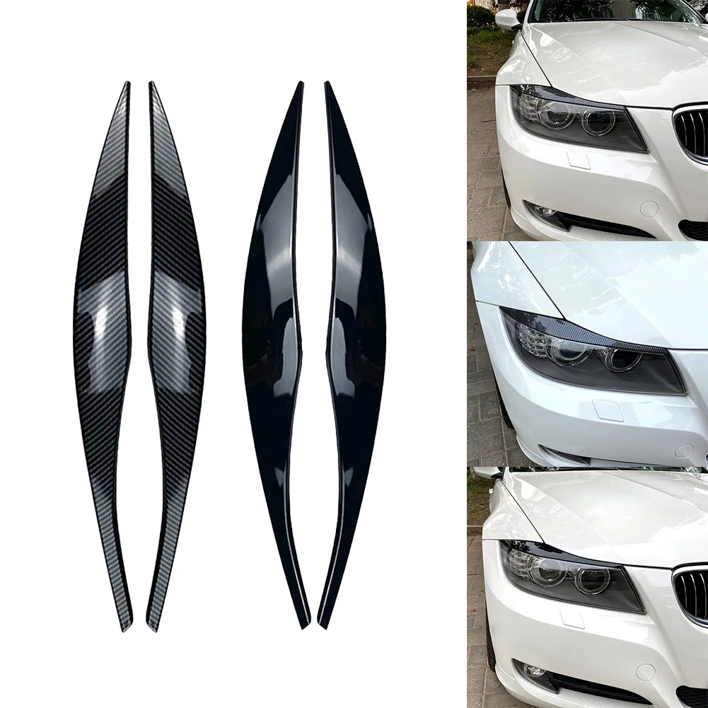 2Pcs Car Headlight Eyebrow Eyelid Cover Trim Eye-catching With Adhesive Tape Accessories For BMW 3 Series E90 E91 2005-2011
2Pcs Car Headlight Eyebrow Eyelid Cover Trim Eye-catching With Adhesive Tape Accessories For BMW 3 Series E90 E91 2005-2011