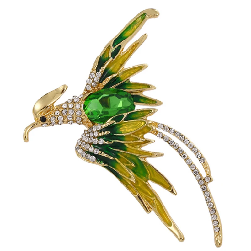 Enamel Pins Enameled Badges Rhinestone Phoenix Bird Brooches for Women Clothing Luxury Charms Brooch Jewelry брошь Prendedores
Enamel Pins Enameled Badges Rhinestone Phoenix Bird Brooches for Women Clothing Luxury Charms Brooch Jewelry брошь Prendedores