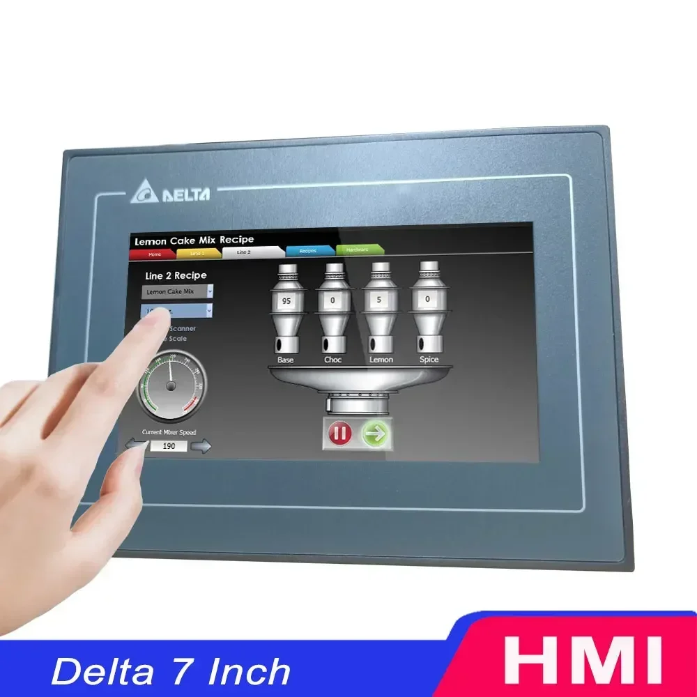Delta 7-дюймовый HMI контроллер
Delta 7-дюймовый HMI контроллер