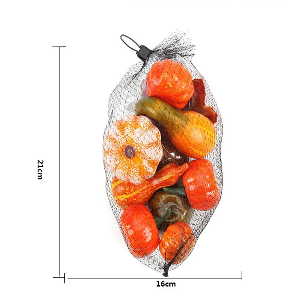 50Pcs Fall Harvest Decor Props Mini Artificial Pumpkin Fake Simulation Vegetabl Happy Halloween Decoration DIY Crafts
50Pcs Fall Harvest Decor Props Mini Artificial Pumpkin Fake Simulation Vegetabl Happy Halloween Decoration DIY Crafts