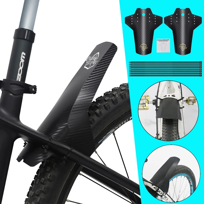 2Pcs Reflective Bicycle Fenders Front/Rear Tire Wheel Fenders Carbon Fiber Mudguard MTB Bike Road Cycling Fix Gear Accessorie
2Pcs Reflective Bicycle Fenders Front/Rear Tire Wheel Fenders Carbon Fiber Mudguard MTB Bike Road Cycling Fix Gear Accessorie