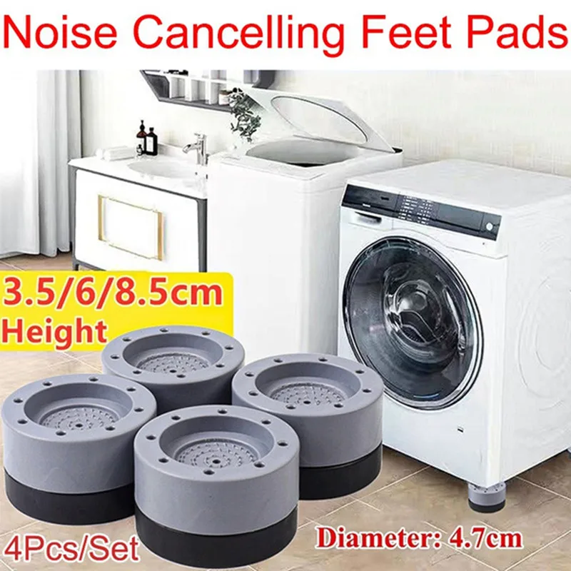 4PCS Roller Washing Machine Feet Pads Washer And Dryer Anti-Vibration Shock Noise Reduction Noise Cancelling Feet Support
4PCS Roller Washing Machine Feet Pads Washer And Dryer Anti-Vibration Shock Noise Reduction Noise Cancelling Feet Support