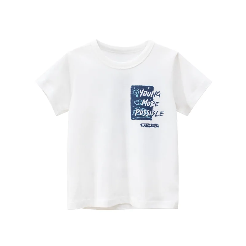 2023 Summer Children's Clothing New Boys T-Shirts Letter Print Baby Boy's Short Sleeve Bottoming Shirt Cotton Tops
2023 Summer Children's Clothing New Boys T-Shirts Letter Print Baby Boy's Short Sleeve Bottoming Shirt Cotton Tops