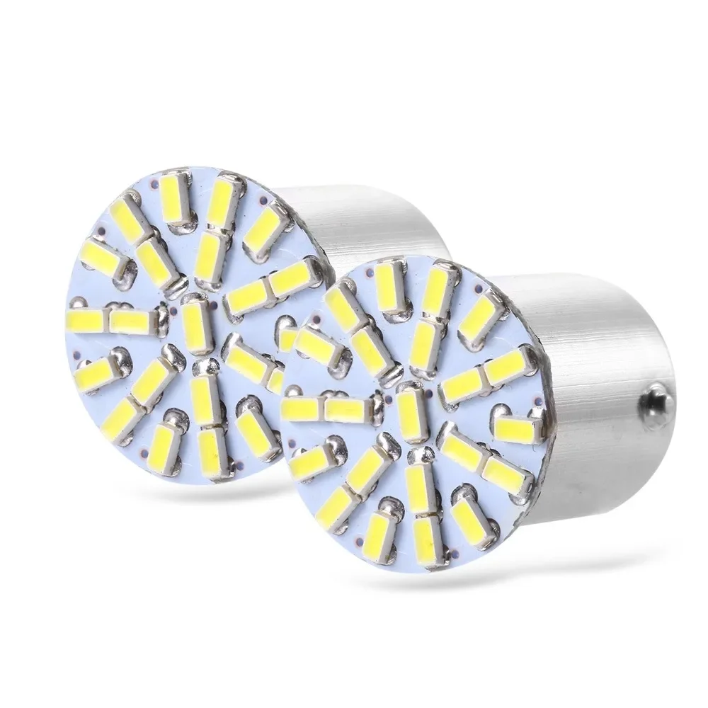 Сигнал поворота для автомобиля и мотоцикла Яркий тормоз фотолампа 1156 BA15S 22SMD 3014