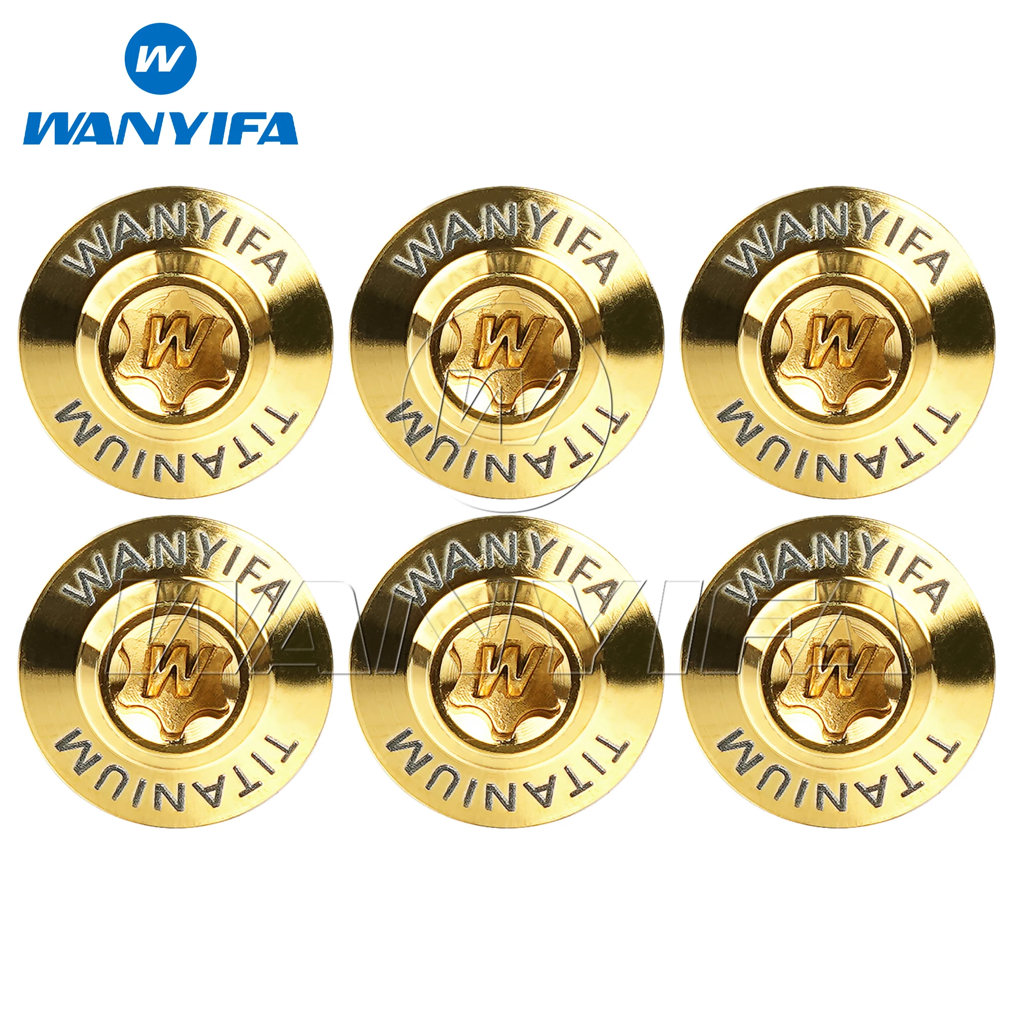 Wanyifa Титановые болты M5/M6 Torx 6 шт. 
Wanyifa Титановые болты M5/M6 Torx 6 шт.
