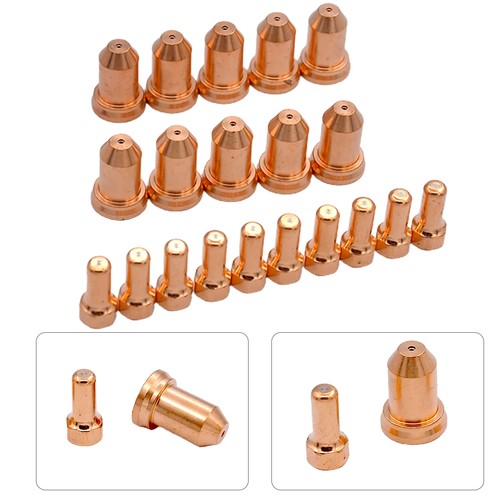 Welding Equipment Plasma Torch Nozzle 20pcs/set 52558 51311.12 Copper Electrode Plasma Cutter Torch Metalworking
Welding Equipment Plasma Torch Nozzle 20pcs/set 52558 51311.12 Copper Electrode Plasma Cutter Torch Metalworking