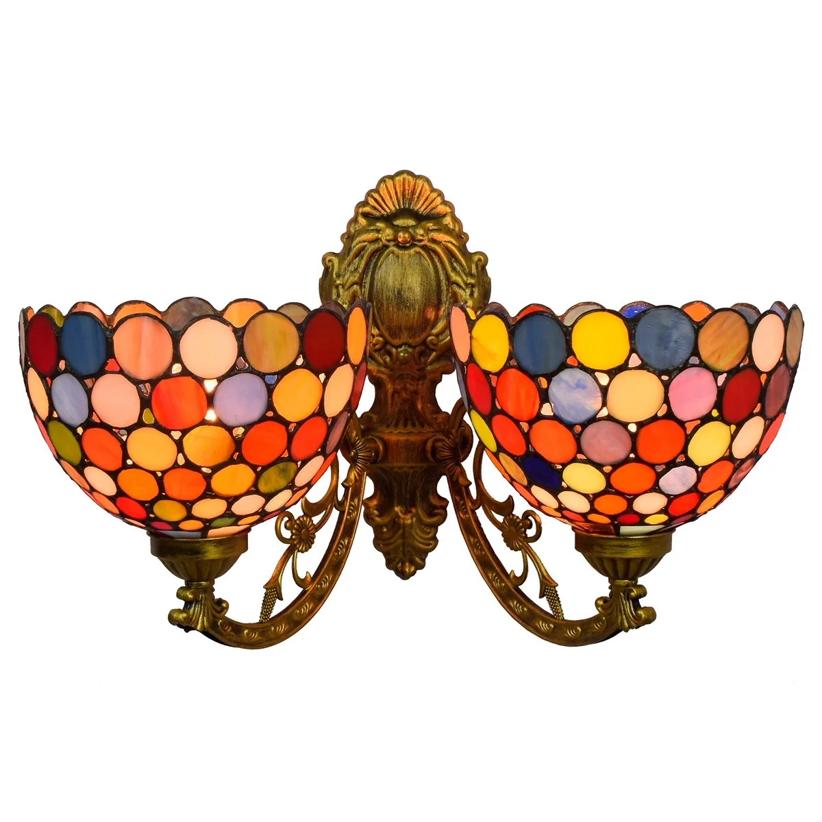 8 " British minimalist creative corridor Stained glass double head wall lamp Mediterranean blue creative stained glass living
8 " British minimalist creative corridor Stained glass double head wall lamp Mediterranean blue creative stained glass living