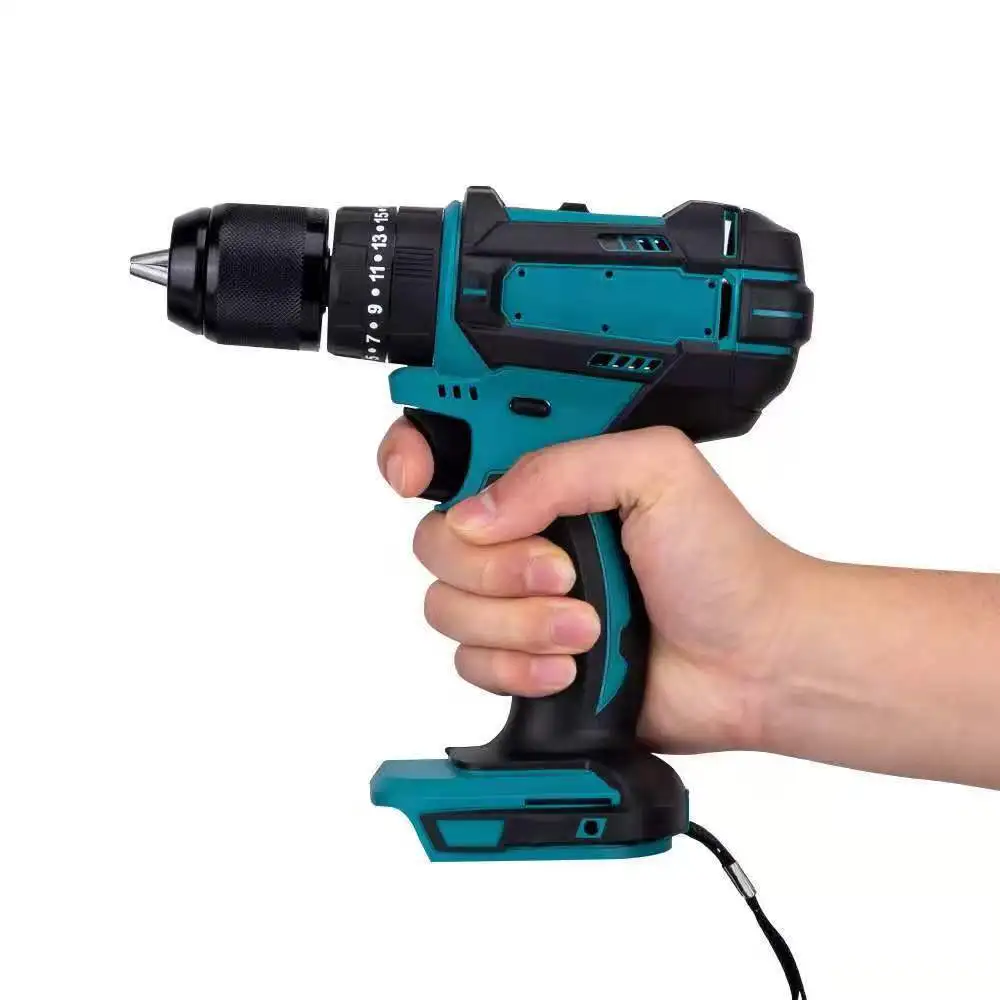 Universal 3 IN 1 520N.M 10mm/13mm Cordless Electric Drill Screwdriver Rechargeable Impact Drill Hammer without Makita Battery
Universal 3 IN 1 520N.M 10mm/13mm Cordless Electric Drill Screwdriver Rechargeable Impact Drill Hammer without Makita Battery