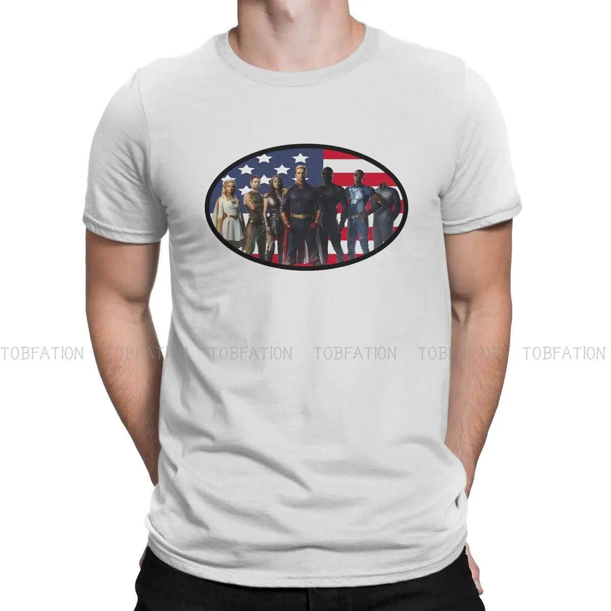The Boys TV Show The Seven Tshirt Top Graphic Men Vintage Homme Summer Men's Short Sleeve Cotton Harajuku T Shirt
The Boys TV Show The Seven Tshirt Top Graphic Men Vintage Homme Summer Men's Short Sleeve Cotton Harajuku T Shirt