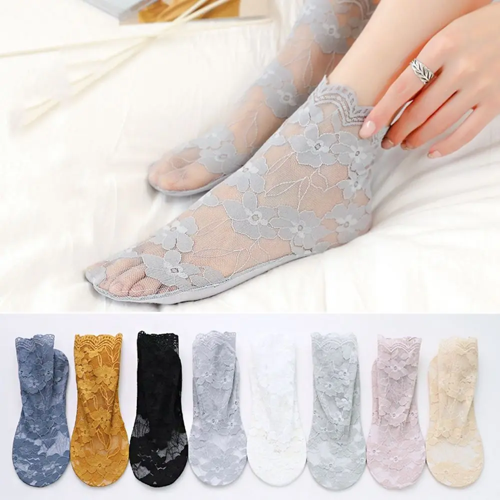 New Summer Lace Socks Women's Invisible Short Socks Fashion Breathable Thin Mesh Socks Harajuku Transparent Flower Hosiery
New Summer Lace Socks Women's Invisible Short Socks Fashion Breathable Thin Mesh Socks Harajuku Transparent Flower Hosiery