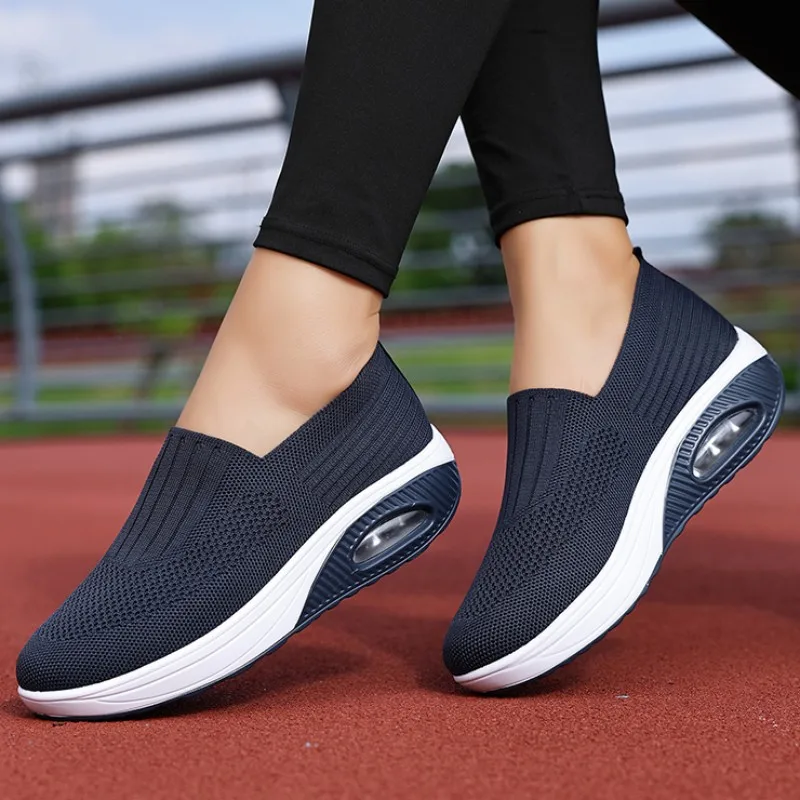 

Tennis Female Orthopedic Sneakers Vulcanized Shoes for Women Mesh Breathable Platform Slip-On Ladies Loafer Zapatillas De Mujer