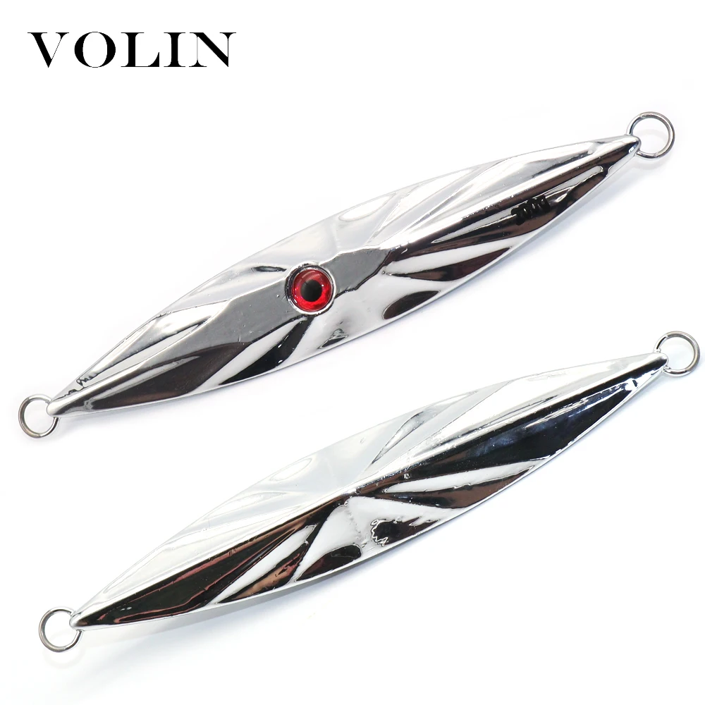 VOLIN New Plating Matel Jigging Fishing Bait 1pc 100g 150g 200g 250g Sea Fish Sea Artificial Bait Striped Bass Octopus
VOLIN New Plating Matel Jigging Fishing Bait 1pc 100g 150g 200g 250g Sea Fish Sea Artificial Bait Striped Bass Octopus