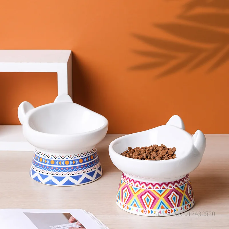 Ceramic Cat Bowl Protect Cervical Spine Anti-skid High Standing Oblique Mouth Cat Food Cat Food Bowl
Ceramic Cat Bowl Protect Cervical Spine Anti-skid High Standing Oblique Mouth Cat Food Cat Food Bowl