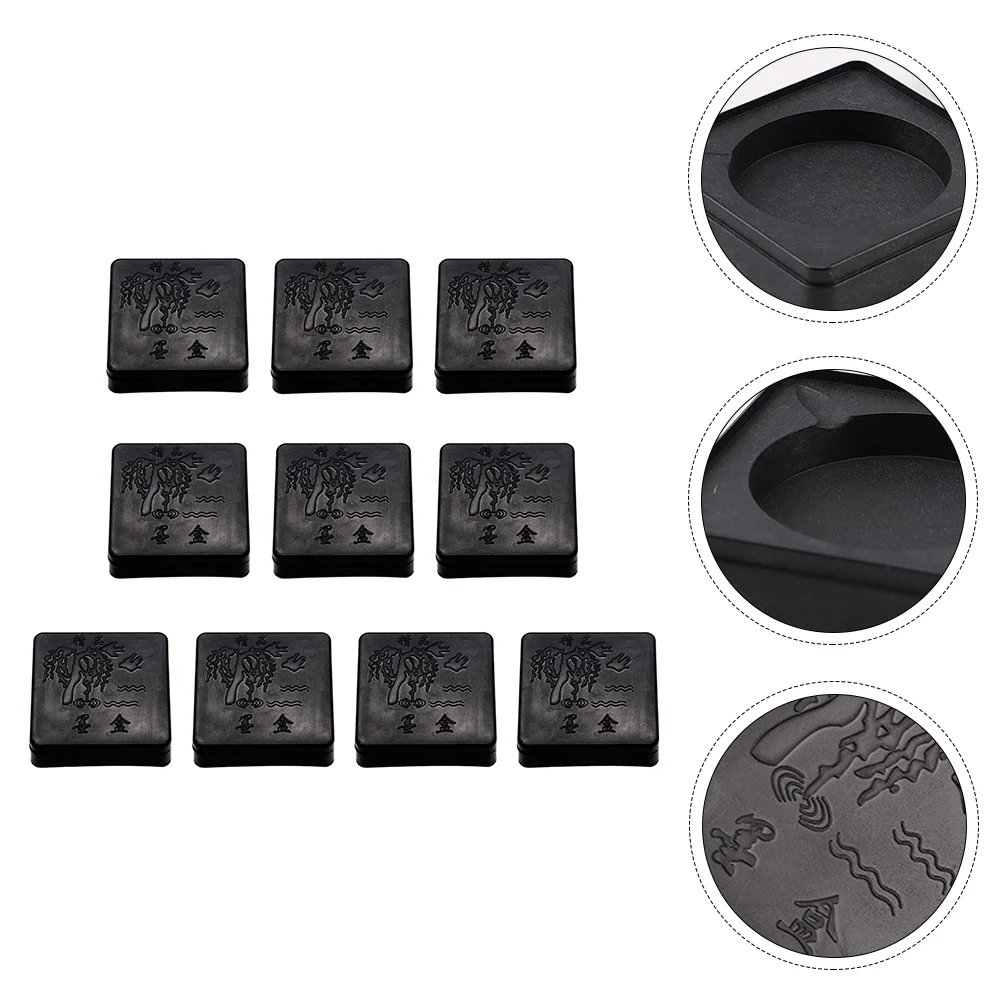 10pcs 3 Inch Chinese Inkstone with Lid Painting Accessories Students Inkslab
10pcs 3 Inch Chinese Inkstone with Lid Painting Accessories Students Inkslab