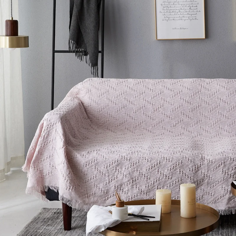 Sofa Cover Thread Knitted Home Bedding Throw Blanket for Beds Aldult Children Bedspread Plaid Blanket with Tassel
Sofa Cover Thread Knitted Home Bedding Throw Blanket for Beds Aldult Children Bedspread Plaid Blanket with Tassel