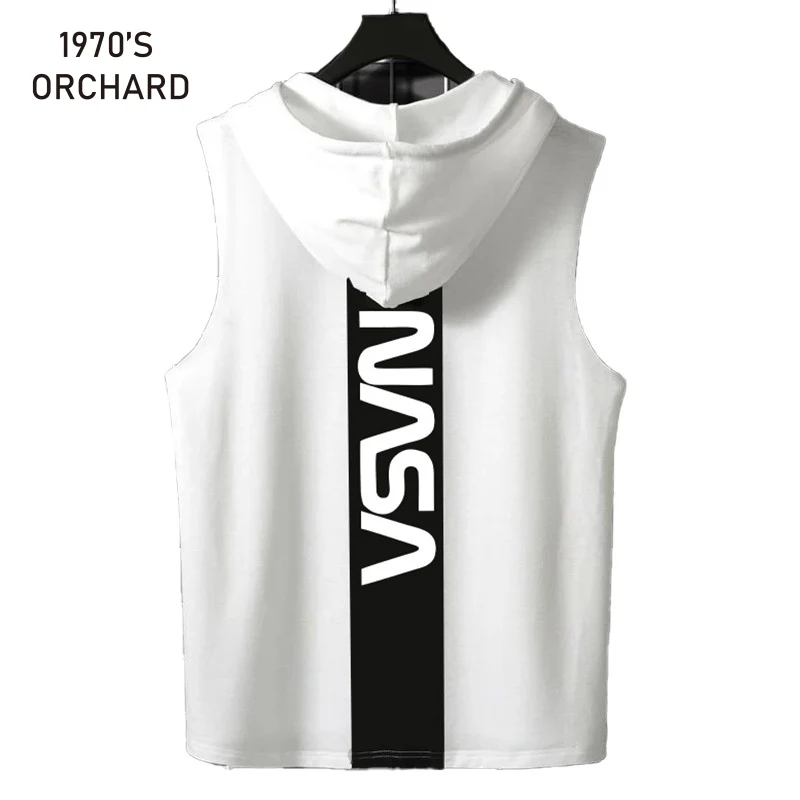 Жилет с капюшоном и надписью, свитшот для мужчин, толстовки без рукавов, топы, Мужской Повседневный пуловер, летняя одежда
Жилет с капюшоном и надписью, свитшот для мужчин, толстовки без рукавов, топы, Мужской Повседневный пуловер, летняя одежда