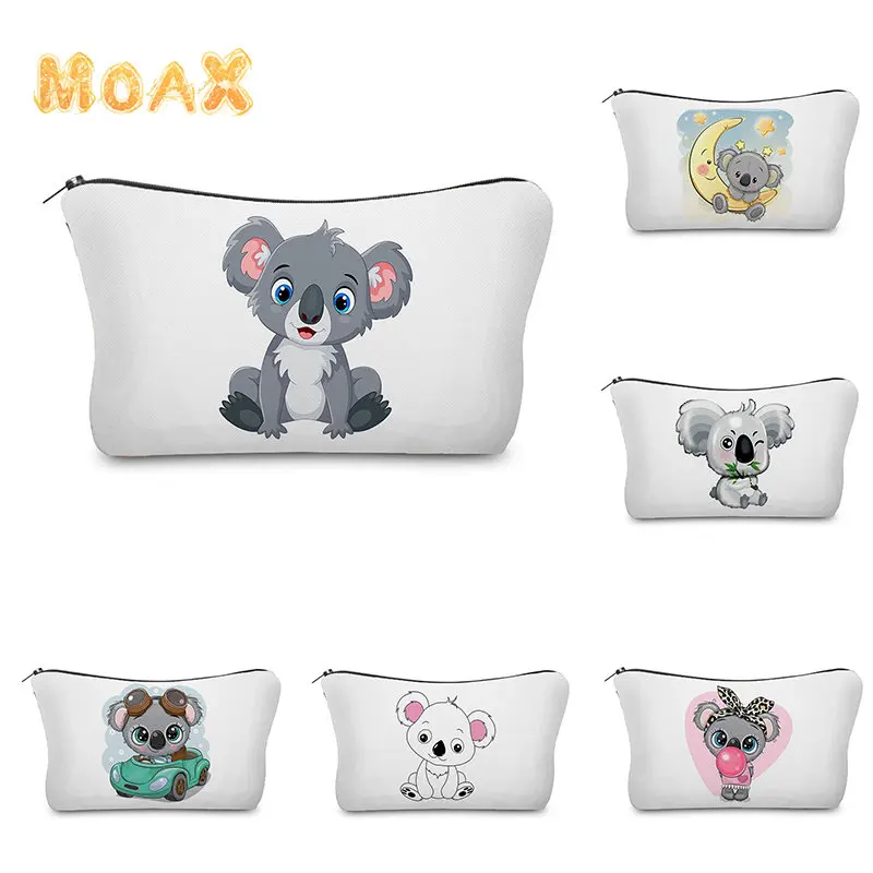 Cartoon Koala Cosmetic Bag Student Pencil Case Portable Travel Women's Makeup Bag Pen Lipstick Coin Storage Bag Easy To Clean
Cartoon Koala Cosmetic Bag Student Pencil Case Portable Travel Women's Makeup Bag Pen Lipstick Coin Storage Bag Easy To Clean